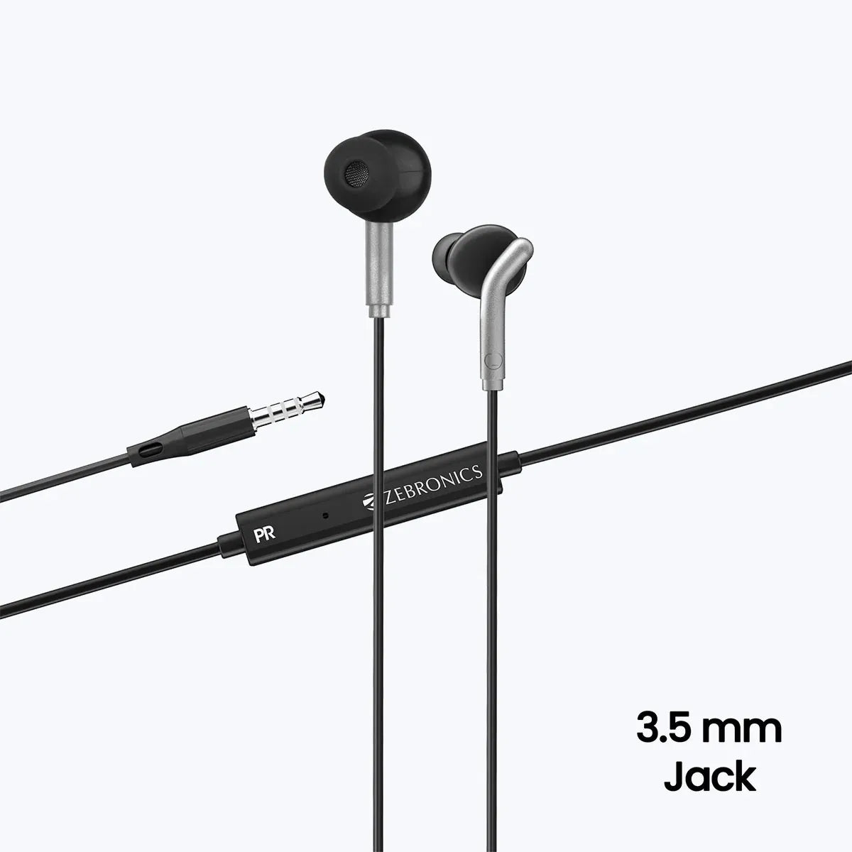 ZEBRONICS BRO 3.5mm Wired Earphones with Mic