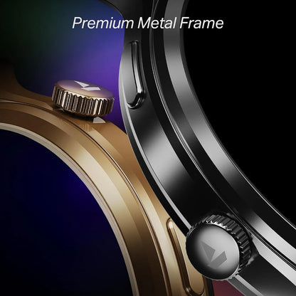 boAt Lunar Discovery Pro Smart Watch – 1.39" Round Display, Metal Build & SOS -Rose Gold (Open-Box)