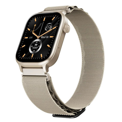 boAt Storm Infinity Plus Smartwatch with 680 mAh Battery, 1.96" HD Display, and Functional Crown - Sports White (Open-Box)