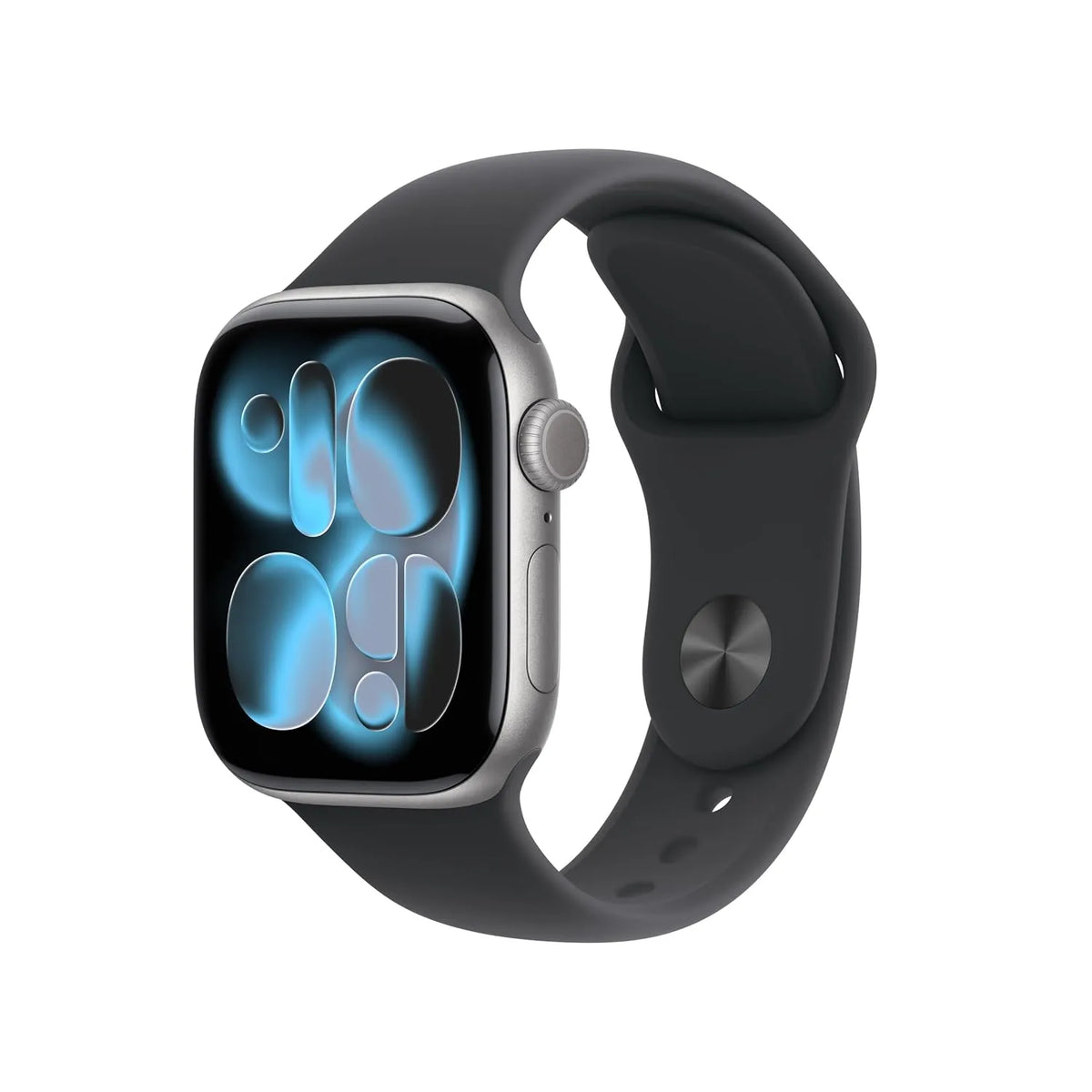 Apple Watch Series 11 GPS + Cellular 42mm Space Grey Aluminium Case with Black Sport Band