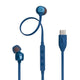 JBL Tune 310 Wired in Ear Type C Headphones, 3-Button EQ Preset Remote with Microphone