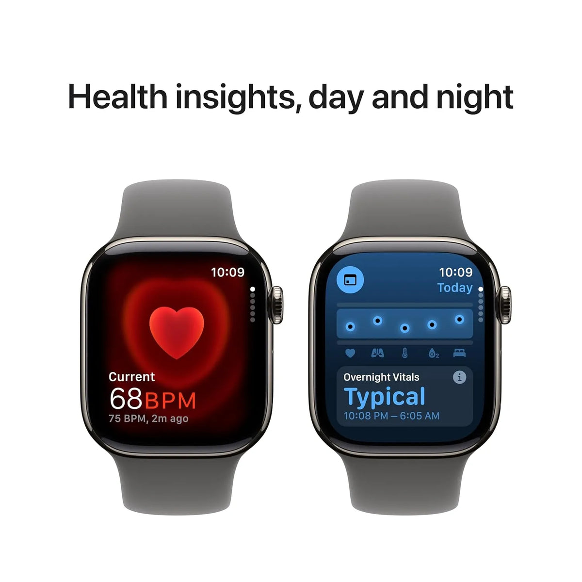 Apple Watch Series 10 GPS + Cellular 42mm – Natural Titanium, Stone Grey