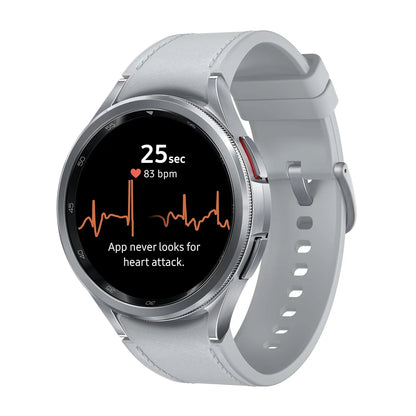Samsung Galaxy Watch6 Classic Smartwatch with Rotating Bezel, BP & ECG Monitoring