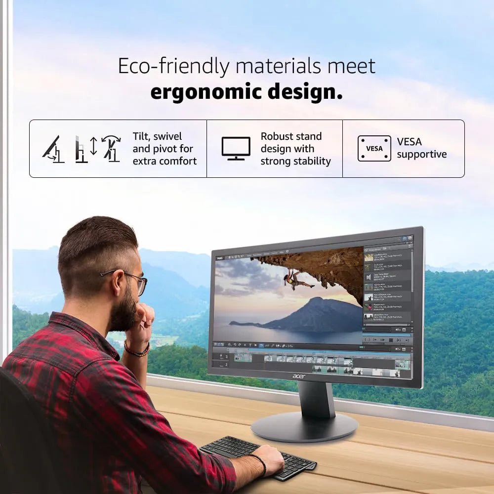 Acer K202Q 19.5 Inch HD+ LCD Monitor (Open-Box)