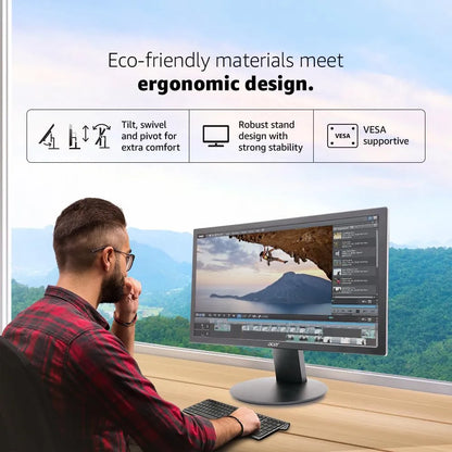 Acer K202Q 19.5 Inch HD+ LCD Monitor (Open-Box)