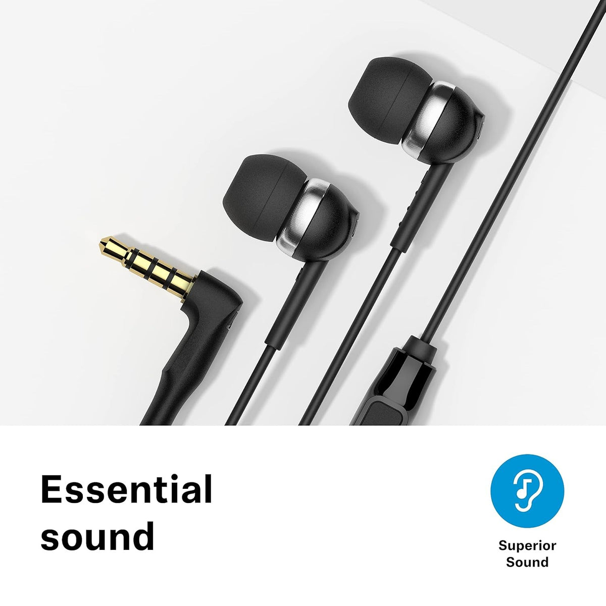 Sennheiser CX 80S Wired In-Ear Earphones with Mic