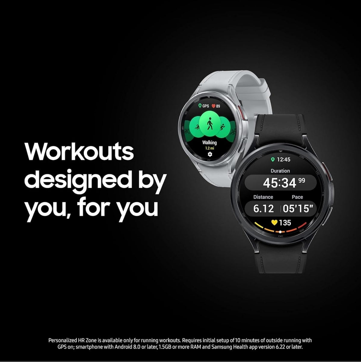 Samsung Galaxy Watch6 Classic Smartwatch with Rotating Bezel, BP & ECG Monitoring