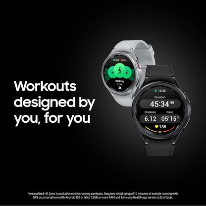 Samsung Galaxy Watch6 Classic Smartwatch with Rotating Bezel, BP & ECG Monitoring