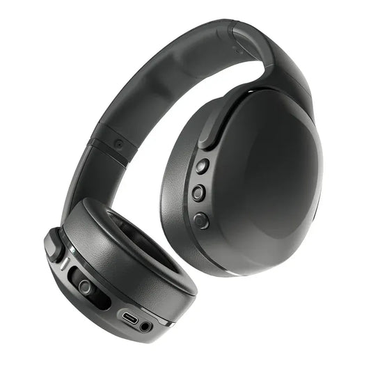 Skullcandy Crusher ANC 2 Wireless Bluetooth Over-Ear Headphones with Active Noise Cancellation, Adjustable Sensory Bass, 50Hr Battery, 40 mm Drivers, Multipoint Pairing, Built-in Mic – Black
