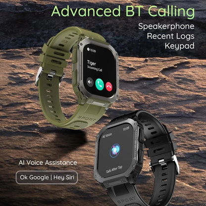 Pebble Bravo 1.99" (5.05 cm) Infinite Display, Bright HD Display 600Nits BT Calling, One Time BT Connect, 520 mAh Battery, Health Suite, Multi Sports Mode, Rugged Built - Jet Black