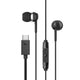 Sennheiser CX 80U Wired in-Ear Earphones with in-Line Microphone, One Button Smart Control, Lightweight Design, USB Type-C,(Black)