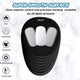 Tukzer Large Ergonomic Mouse Pad Wrist Support with Massage Design, Memory Foam, Non-Slip PU Base