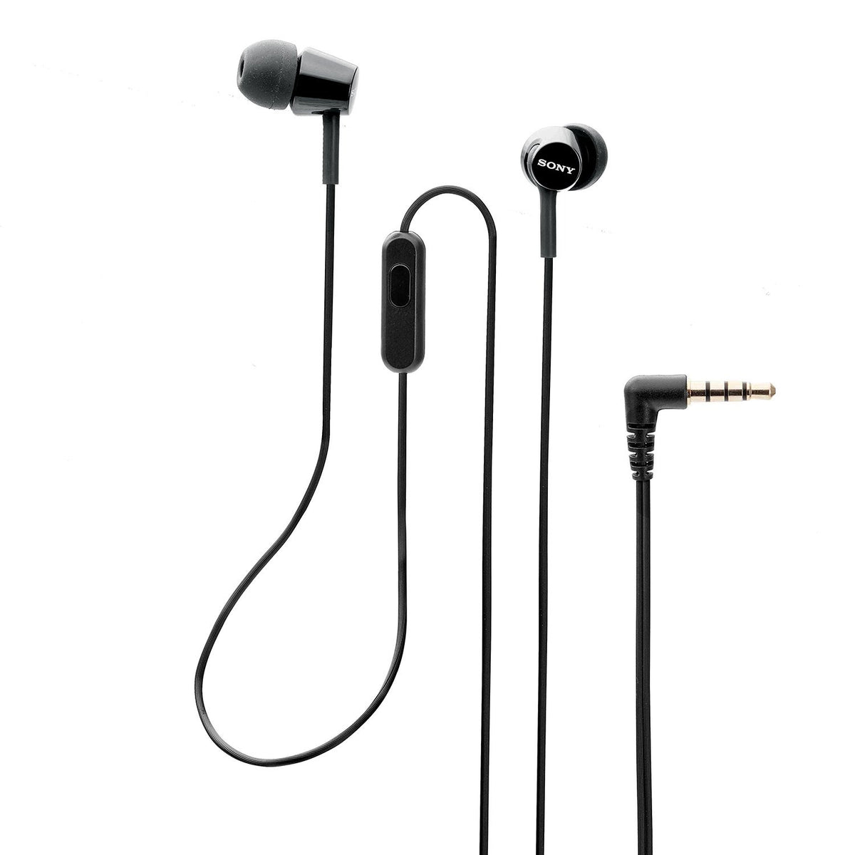 Sony MDR-EX155AP Wired In-Ear Headphones with Mic