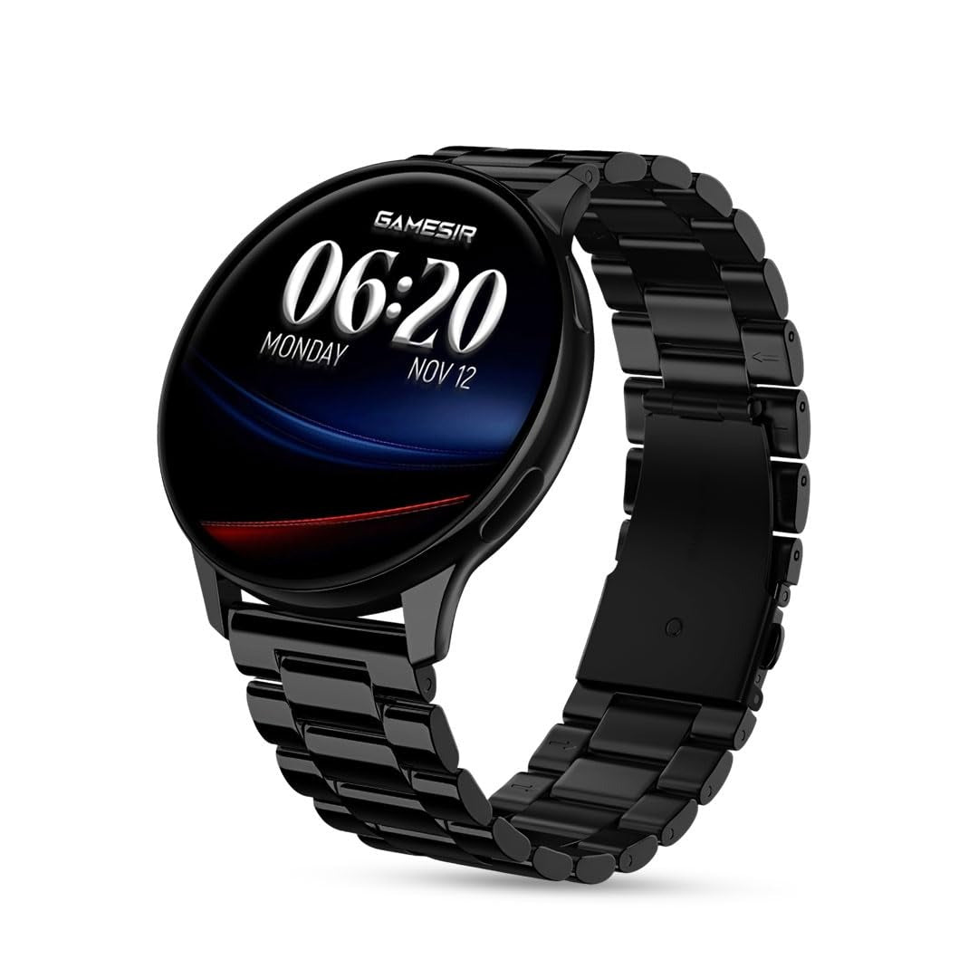 GameSir Active 2 Smartwatch for Men & Women, 1.39” HD Round Display, Bluetooth Calling, Heart Rate & SPO₂, 100+ Sports Modes, IP67, Long Battery Life for Android & iOS