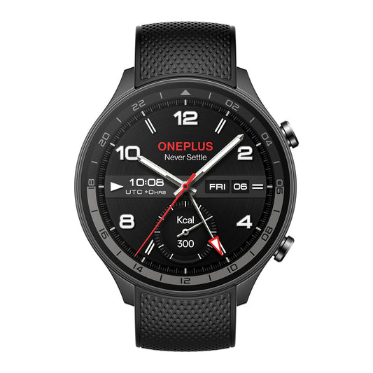 OnePlus Watch 2R with Wear OS 4 by Google,Snapdragon W5 Chipset,Upto 100hrs Battery Life,1.43’’ AMOLED Display,100+ Sports Mode,Dual Frequency GPS,5 ATM,IP68 & BT Calling