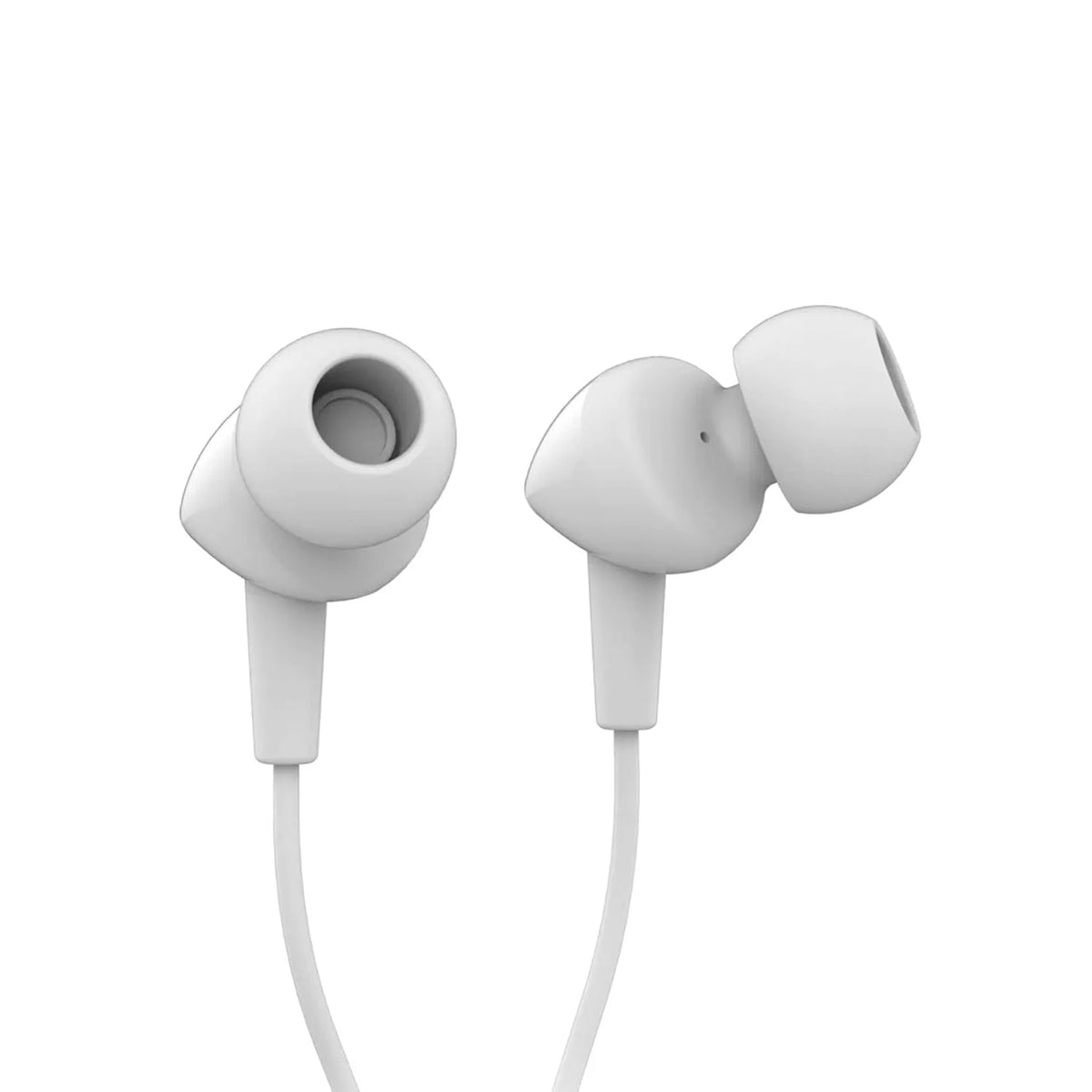 JBL C100SI Wired In Ear Headphones With Mic, Pure Bass Sound, One Button Multi-Function Remote, Premium Metallic Finish, Angled Buds For Comfort Fit (Black)