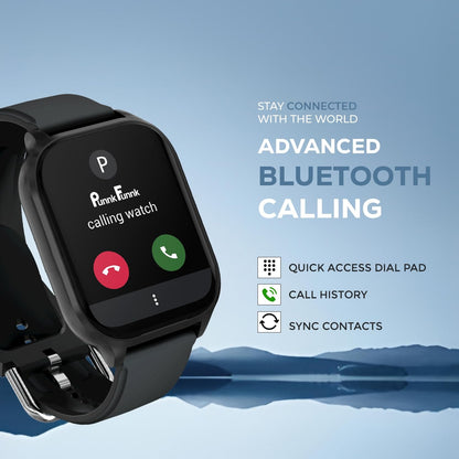 PunnkFunnk H9 Smart Watch 2.01" TFT Display, Bluetooth 5.0 with 100+ Sports Mode, Heart Rate & Blood Oxygen Monitor, Call & Message Reminders Compatible with Android & iOS, IP67 Waterproof
