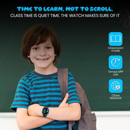 Melbon® 2G Sim Card SmartWatch for Kids, LBS Location Tracking, Voice Message, Cameras, 2G Voice Calling & Message, SOS, Geo-Fencing, Games - Perfect for Child Safety and Entertainment