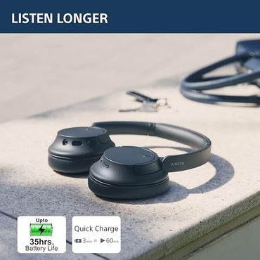 Sony WH-CH720N Active Noise Cancellation Wireless Bluetooth Over Ear Headphones with Mic, Adaptive Sound Control, Quick Charge, Up to 35Hrs Battery