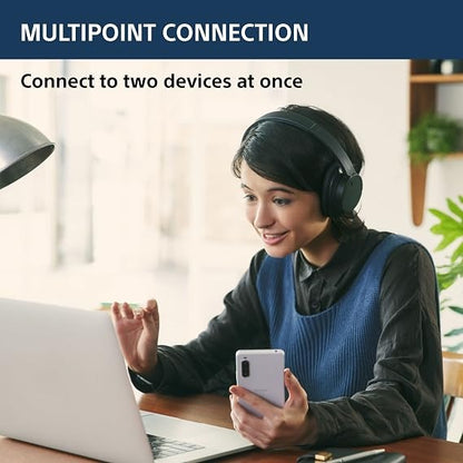 Sony WH-CH720N Active Noise Cancellation Wireless Bluetooth Over Ear Headphones with Mic, Adaptive Sound Control, Quick Charge, Up to 35Hrs Battery