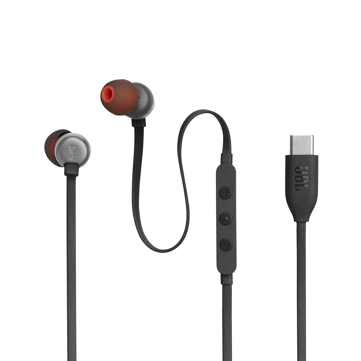 JBL Tune 310 Wired in Ear Type C Headphones, 3-Button EQ Preset Remote with Microphone