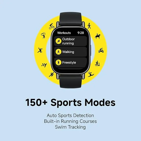 Redmi Watch 5 Lite, 1.96" Amoled, Advanced in-Built GPS, 5 ATM, 18 Day Battery, Bluetooth Calling with AI Noise Reduction, Always on Display, Light Gold