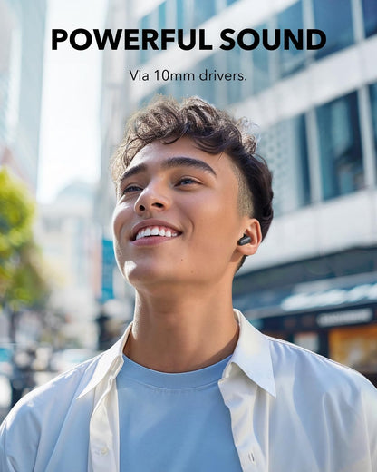 soundcore R50I NC by Anker Noise Cancelling in Ear Earbuds,Strong 42Db Adaptive Noise Cancelling,Powerful Bass,45H Playtime,2-in-1 Case and Phone Stand,Ip54,Fast Charge 10Min = 120 Min,Bluetooth 5.4