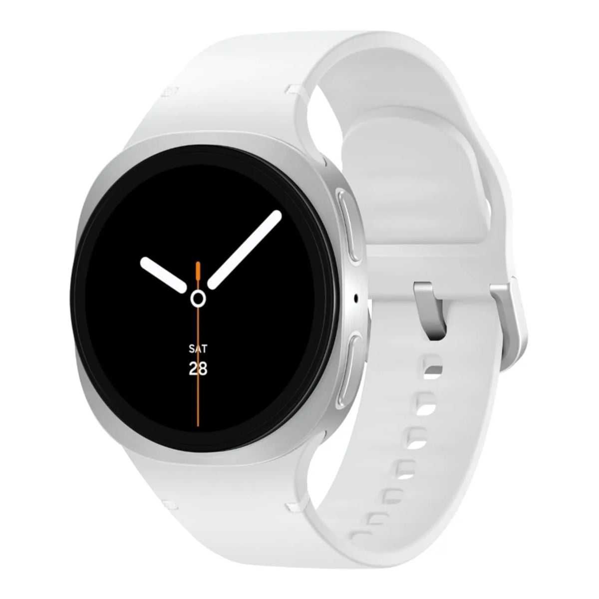 Samsung Galaxy Watch8 (44mm, Bluetooth, Silver) with 3nm Processor | Dual GPS | Sapphire Glass & Armor Aluminum | 5ATM & IP68 | BP, ECG, IHRN & Vascular Load Monitoring | Anti-oxidant Index