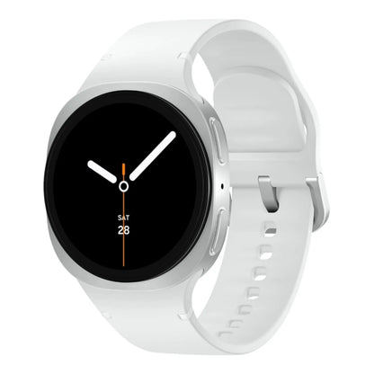 Samsung Galaxy Watch8 (44mm, Bluetooth, Silver) with 3nm Processor | Dual GPS | Sapphire Glass & Armor Aluminum | 5ATM & IP68 | BP, ECG, IHRN & Vascular Load Monitoring | Anti-oxidant Index