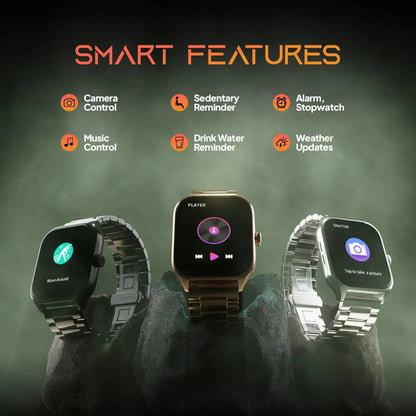 Fire-Boltt Solaris 1.78” AMOLED Always-on Display with 368 * 448 px Resolution, 123 Sports Mode, IP68 Water-Resistant, Long-Lasting Battery Life and Comprehensive Health Tracking (Pink)