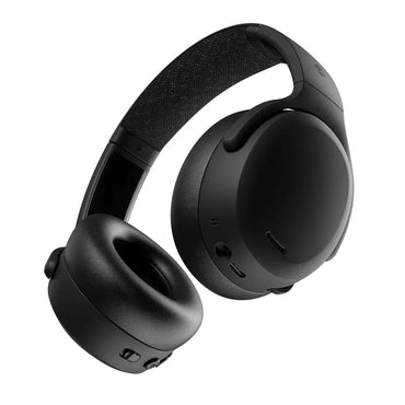 Skullcandy Crusher ANC 2 Wireless Bluetooth Over-Ear Headphones with Active Noise Cancellation, Adjustable Sensory Bass, 50Hr Battery, 40 mm Drivers, Multipoint Pairing, Built-in Mic – Black