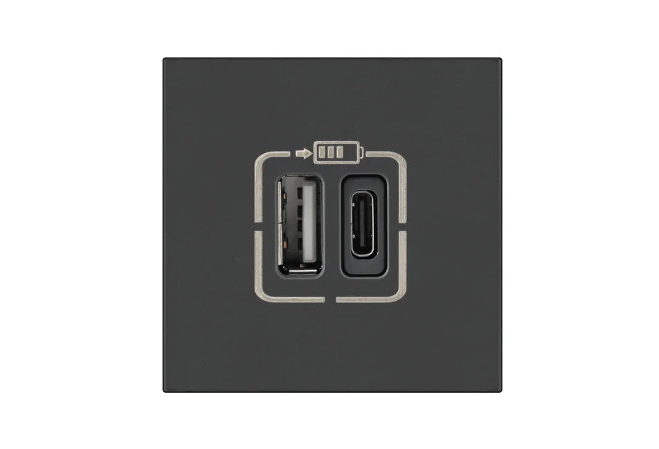 Legrand Lyncus-USB Charger-3000mA-Type A+C-2 Modul