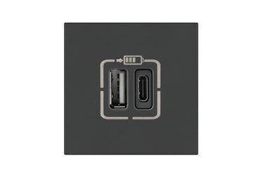 Legrand Lyncus-USB Charger-3000mA-Type A+C-2 Modul