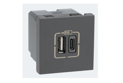 Legrand Lyncus-USB Charger-3000mA-Type A+C-2 Modul