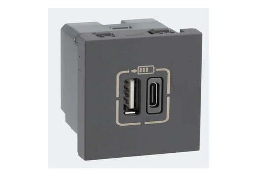 Legrand Lyncus-USB Charger-3000mA-Type A+C-2 Modul