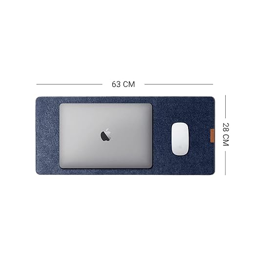 DailyObjects Felt Desk Trio Bundle with Desk Mat|Coaster|Orb Mouse Pad