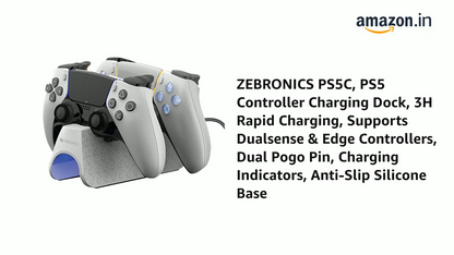 ZEBRONICS PS5C, PS5 Controller Charging Dock, 3H R